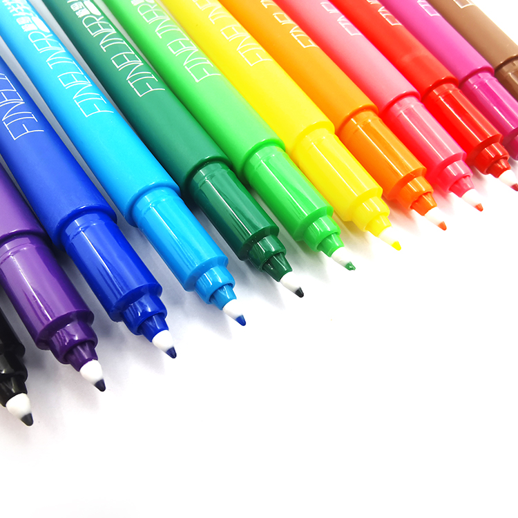 Набор цветных ручек Fineliner от продавца Amazon, ручки для рисования с тонким цветным вкладышем 0,8 мм, набор из 12 разных цветов