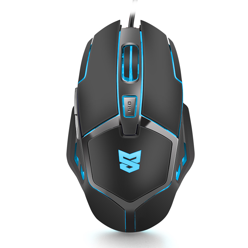 Игровая мышь игровая оптическая 7200 точек/дюйм программного обеспечения стандартной обе руки игровая мышь игровая оптическая Эргономическая 3 цвета с подсветкой игровая мышь для геймеров