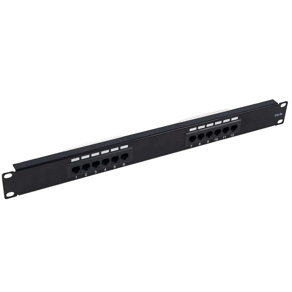 LY-PP5-02 CAT5E/CAT6 12 портов патч-панель UTP патч-панель