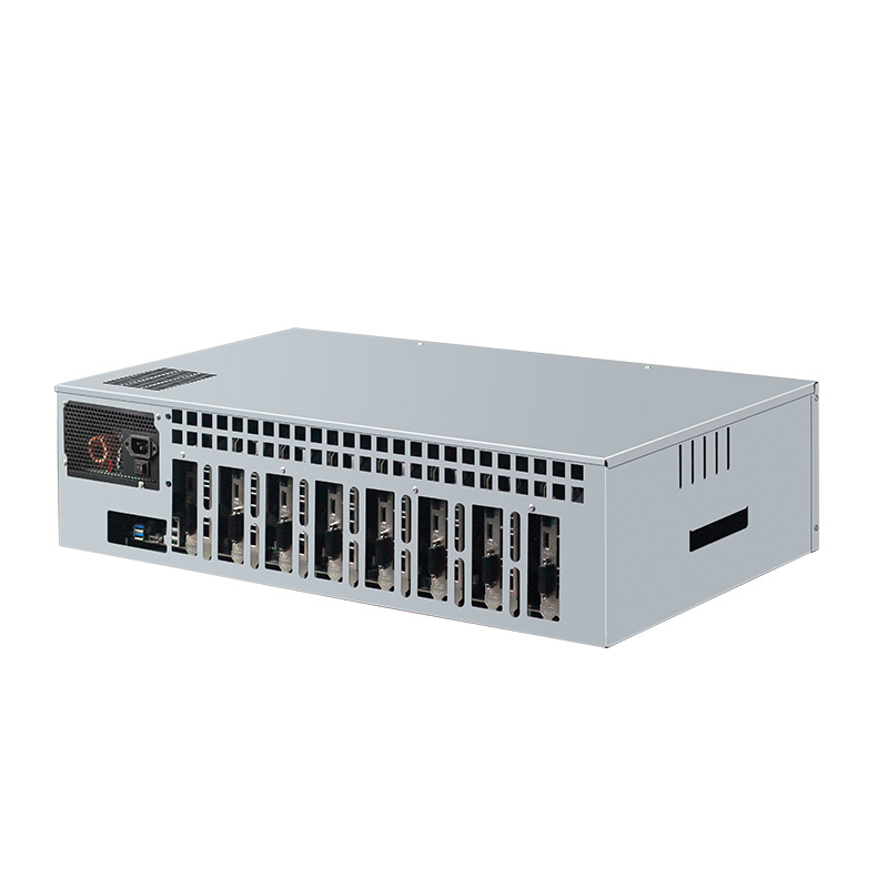 1u серверное шасси ATX блок питания 24PIN 6PIN корпус ПК 8 pcie X16 HD B85 DDR3 ОЗУ гнездо поддержка LGA1150 порт 8 gpu корпус