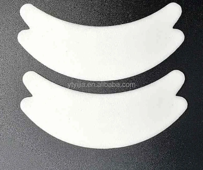 Private Label Custom pink foam tape eye pads under eye pad For Eyelash Extension OEM lint free eyepads microfoam gel Lash patch
