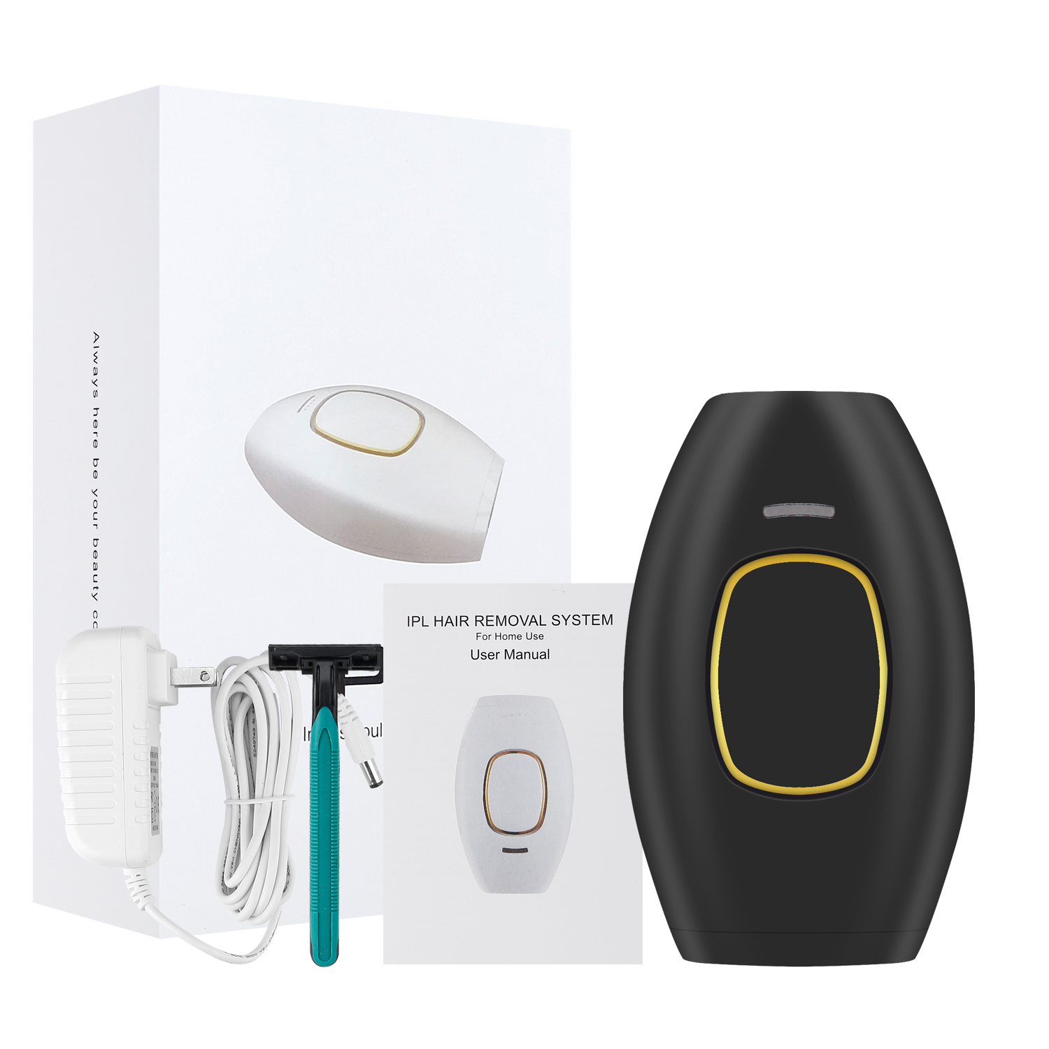 Hot selling Beauty Instrument Quartz tube electric epilator Mini Hair IPL Electric Painless Laser Hair Removal Depilator
