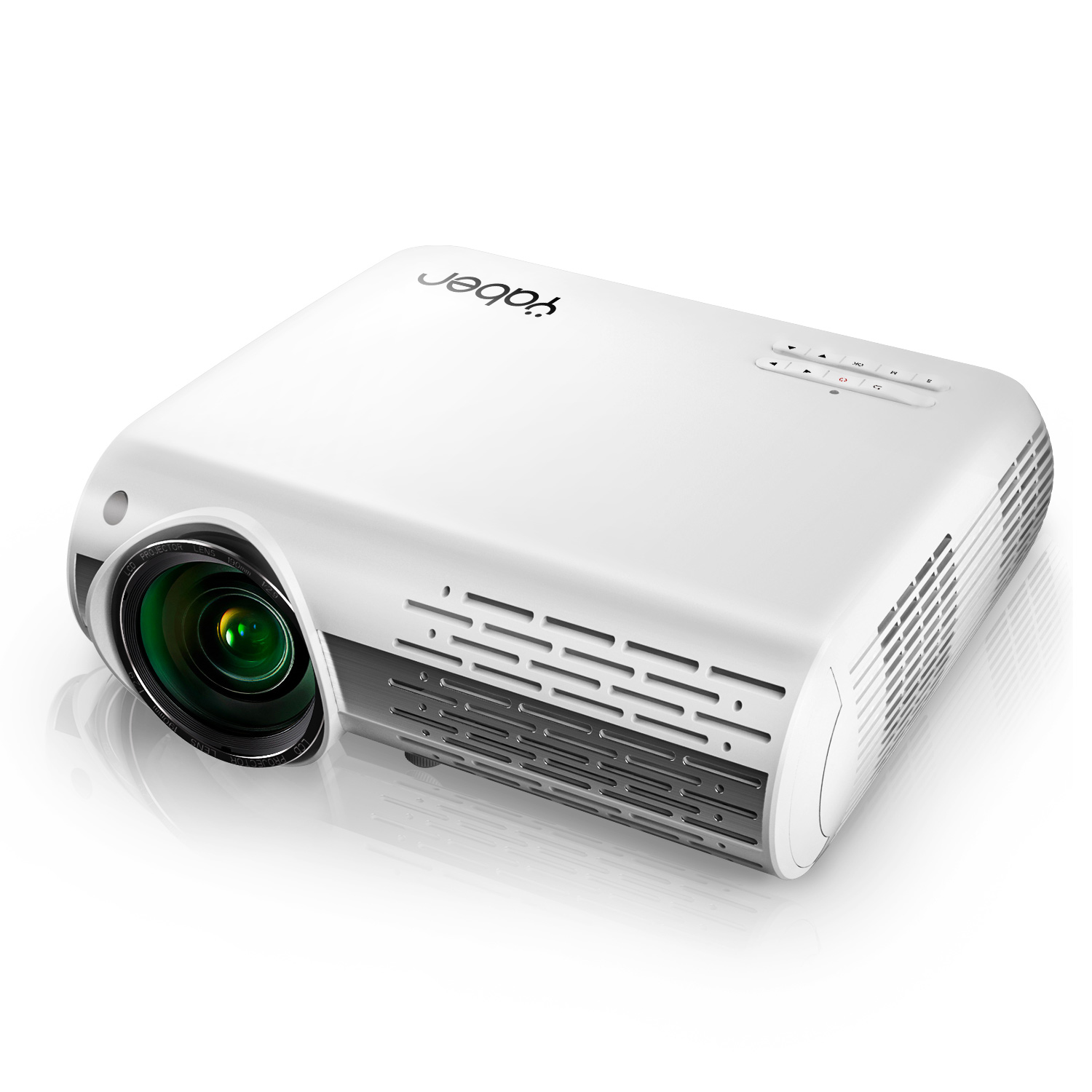 Проектор YABER Y30, встроенный проектор Full HD 1080P, 8000L, поддержка коррекции трапецеидальных искажений 4D, ЖК-проектор 4k и Zoom для домашнего кинотеатра