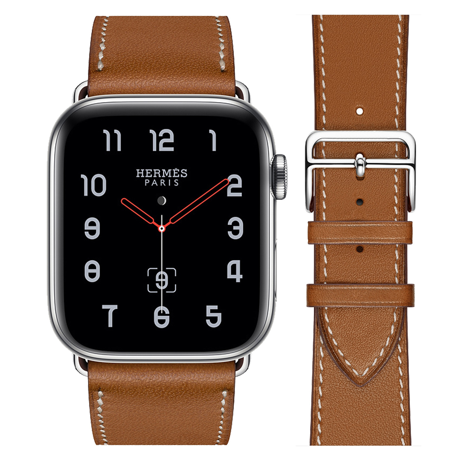 Ремешок кожаный для Apple Watch Series 4 5 6 Band 44 мм 40 мм, классический браслет с пряжкой для iWatch 3 2 1 42 мм 38 мм