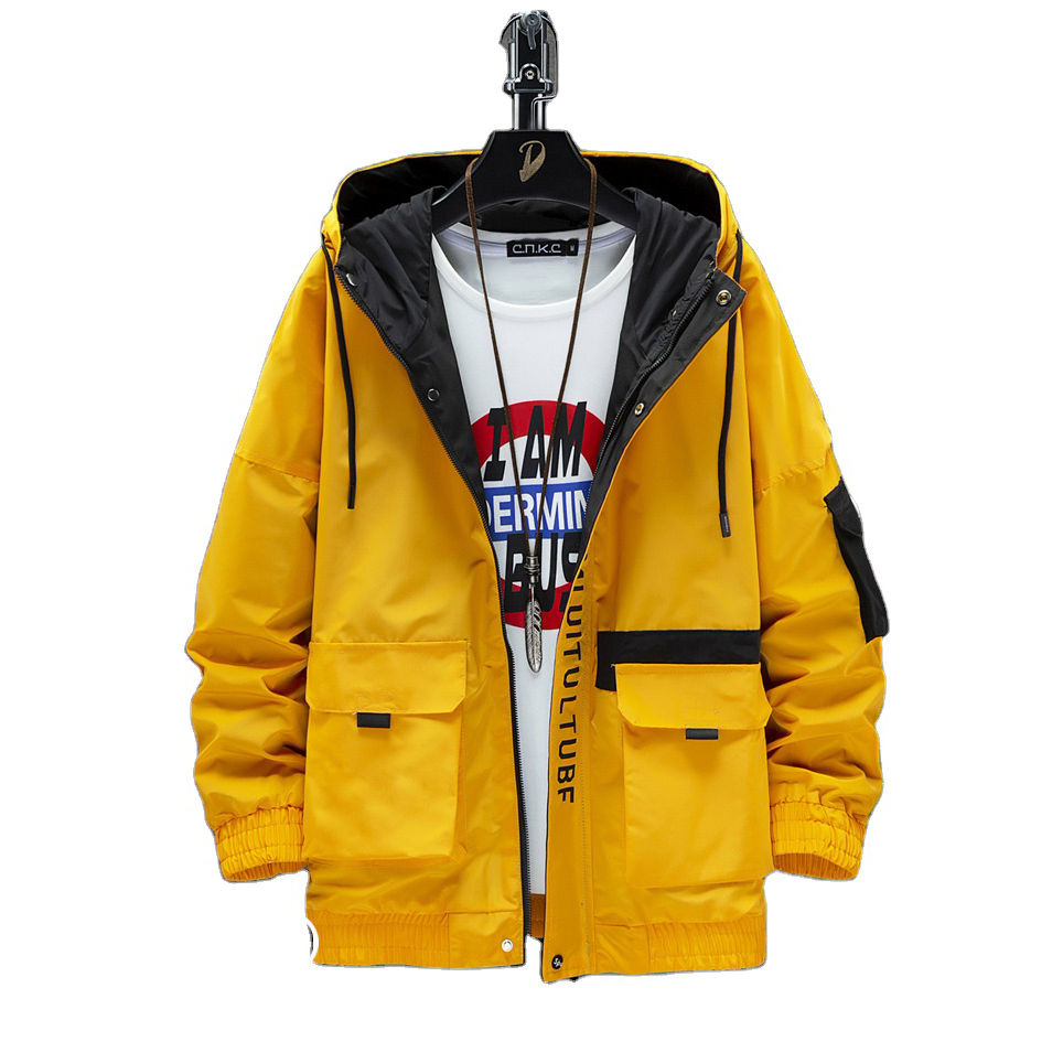 Sidiou Group Wholesale New Men Fashion Casual Coat Windproof Warm Zipper Windbreaker Jacket Hooded Sport Bomber Jacket