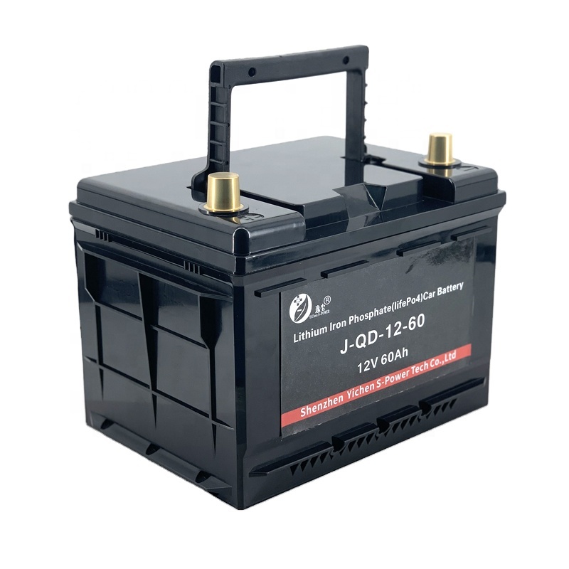 Литиевая Автомобильная батарея 12V Stop Start 800CCA 60Ah, Супер Легкий вес, без обслуживания, литиевая батарея LiFePO4