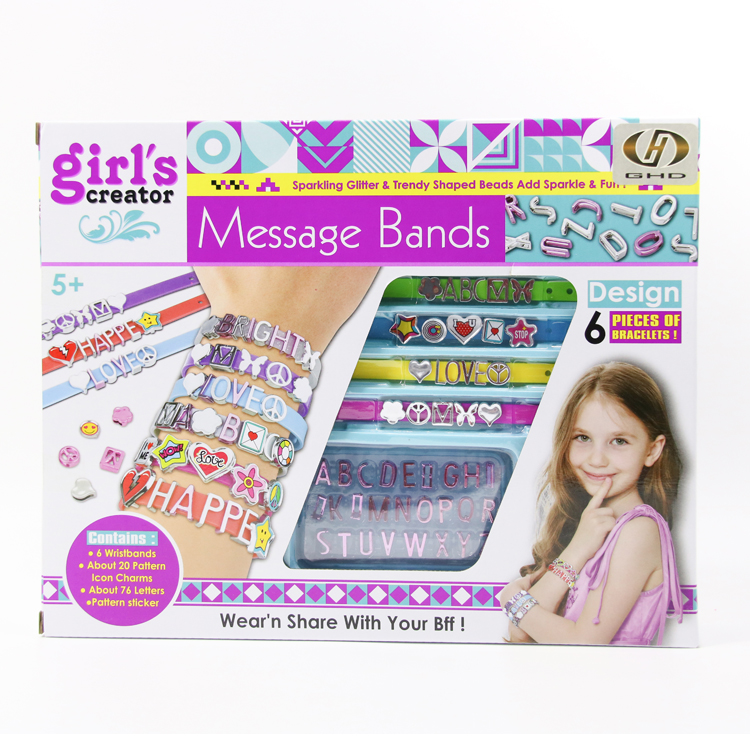 girls make up beauty set Friendship Bracelet Party Kids Art and Craft Activity Friendship Bracelets Craft Kit