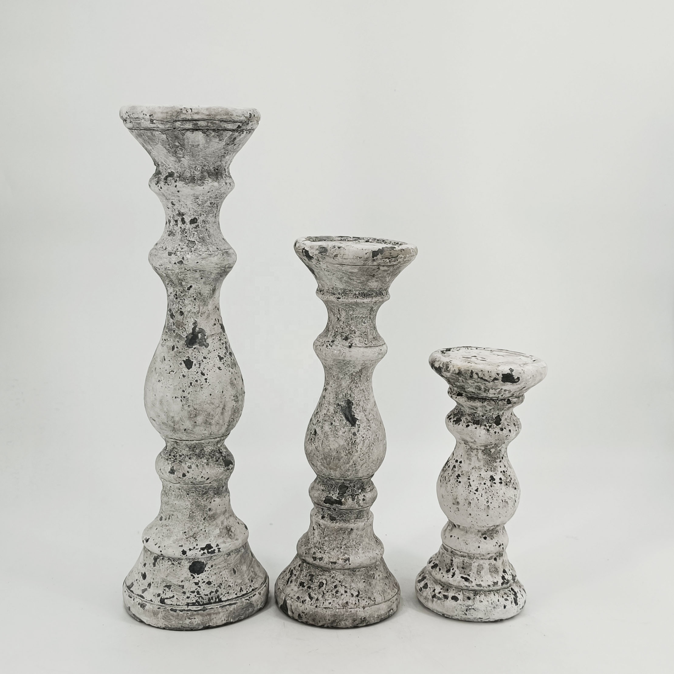 Wholesale Cement Candle Holder Shape Decoration For Outdoor Indoor Decor