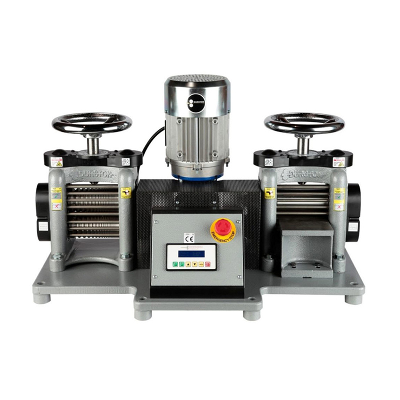 Durston Double Sided TUI 130 220V Wire Roller Press Carving Sheet Flattening Electric Rolling Mill For Jewelry