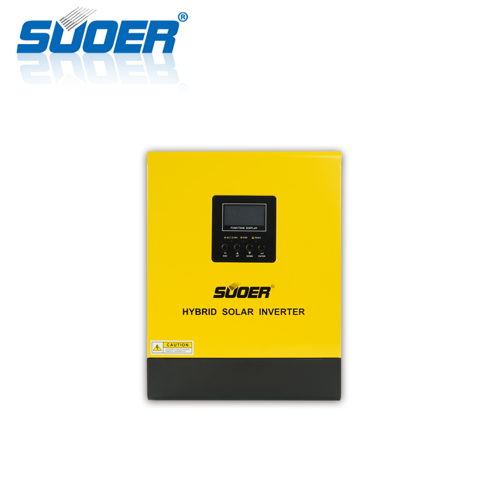Suoer 3000VA 24v до 230v инвертор 3Kva питания с одним выходом с комбинированным источником энергии решеточный инвертор Встроенный PWN регулятор солнечного заряда