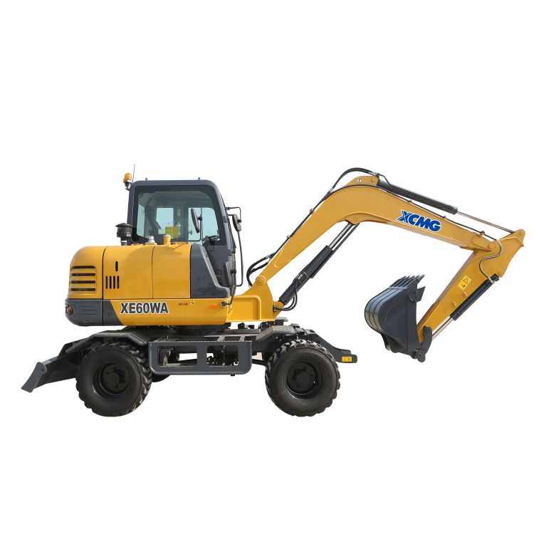 XCMG XE60WA XE60WD 5 тонн 0.3m3 ковш мини-экскаватор колесный экскаватор используется в Дубае для продажи