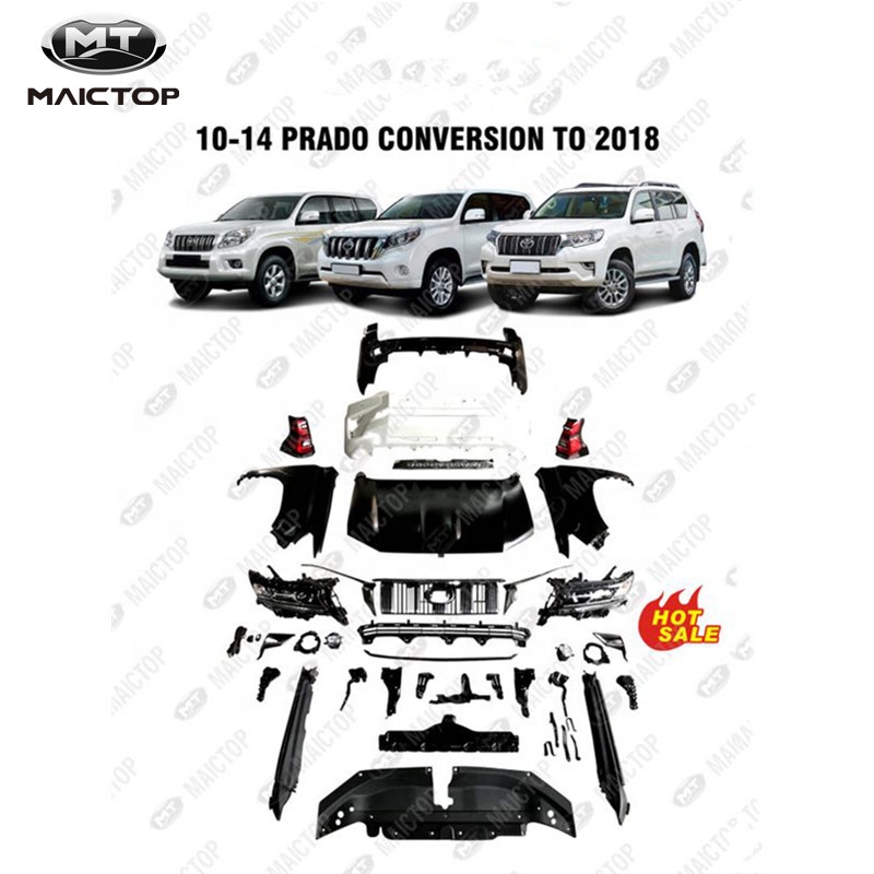 Maictop автомобильные автозапчасти, комплекты кузова автомобиля для Prado FJ150 2008-2015, обновление 2018-2020, комплект кузова