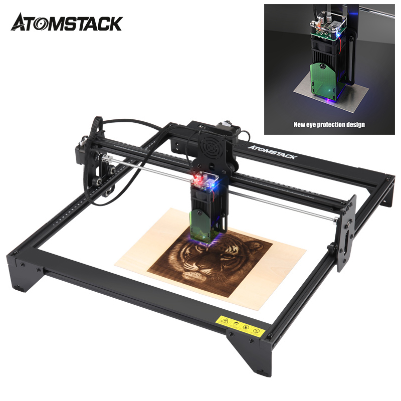 Atomstack 20 Вт CNC лазерный гравер Мини проектор для домашнего применения лазерный гравировальный станок лазерный принтер фрезерный станок