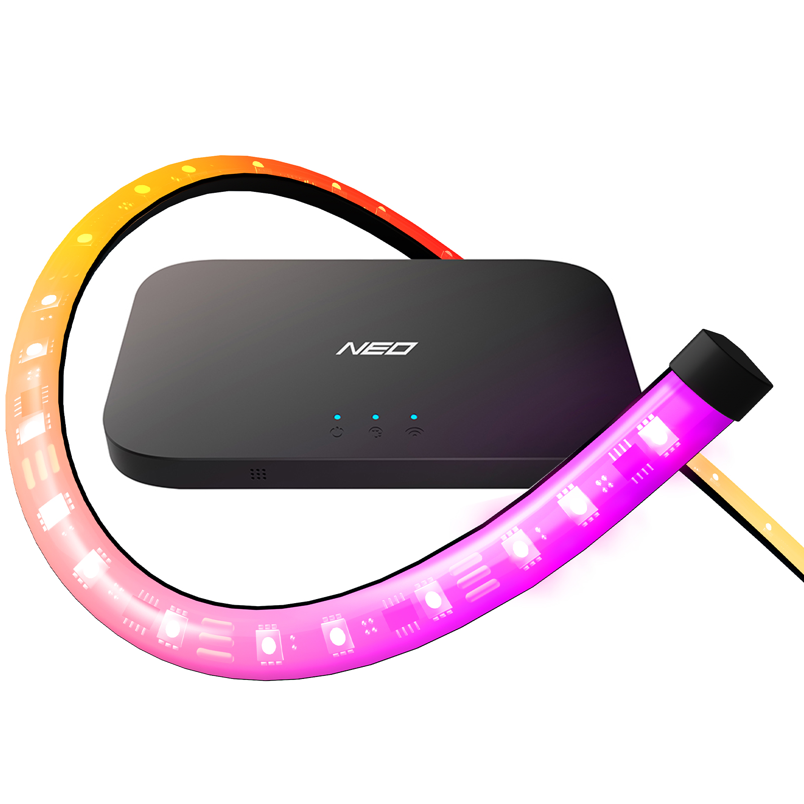 Lytmi-Sync Box со светодиодной лентой для подсветки телевизора, HDMI 2,0, поддержка 4K 60 Гц, Управление приложениями, NEO HDMI Sync Box, новое обновление