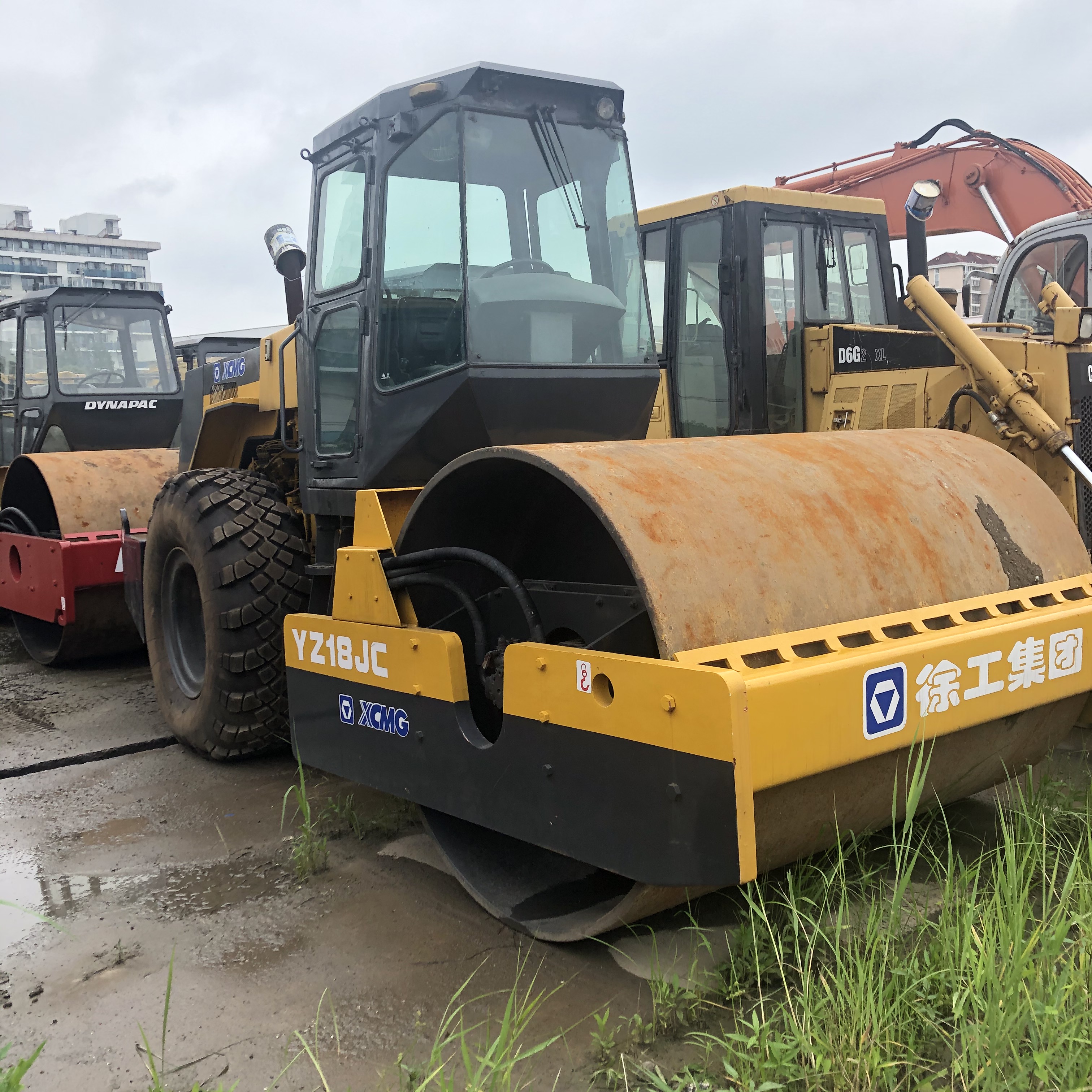 Б/у дорожный каток YZ18JC, уплотнитель, DYANPAC 251, Каток BOMAG ompactor