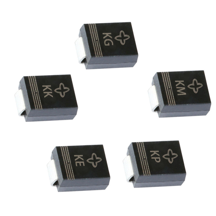 SMAJ6.8CA 6V8C 6,8 V Телевизоры диода DO-214AC переходных частот подавления ESD диоды Шоттки, изменения фаз газораспределения двунаправленный Диоды для подавления переходных скачков напряжения 6V8C SMAJ6.8CA