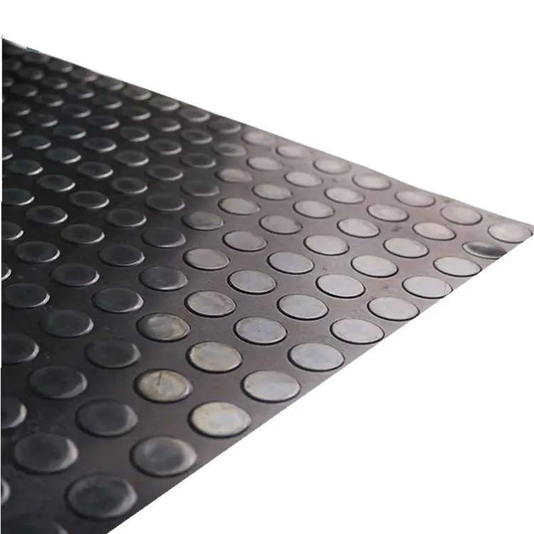 Anti Skid Stud Coin Rubber Flooring Matting Roll for Garage