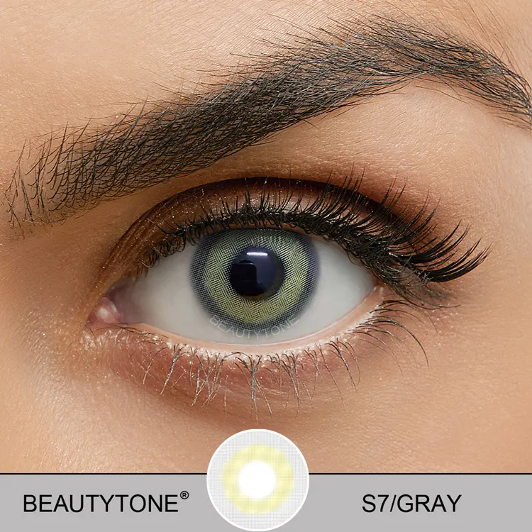 Sweet gray Beauty color cheap price contact lens factory price soft eye good quality contact lens