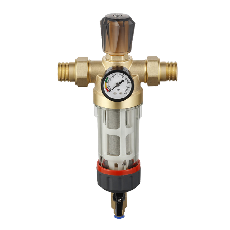 Water Prefilter Sediment Filter for Well Water Hose Sediment Filter Reusable Spin Down Sediment Water Filter, Prefilter System P