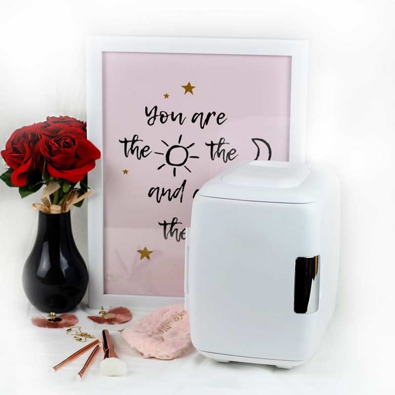 Wholesale 4l makeup mini fridge 12V travel mini fridge skin care portable refrigerator beauty mini fridge