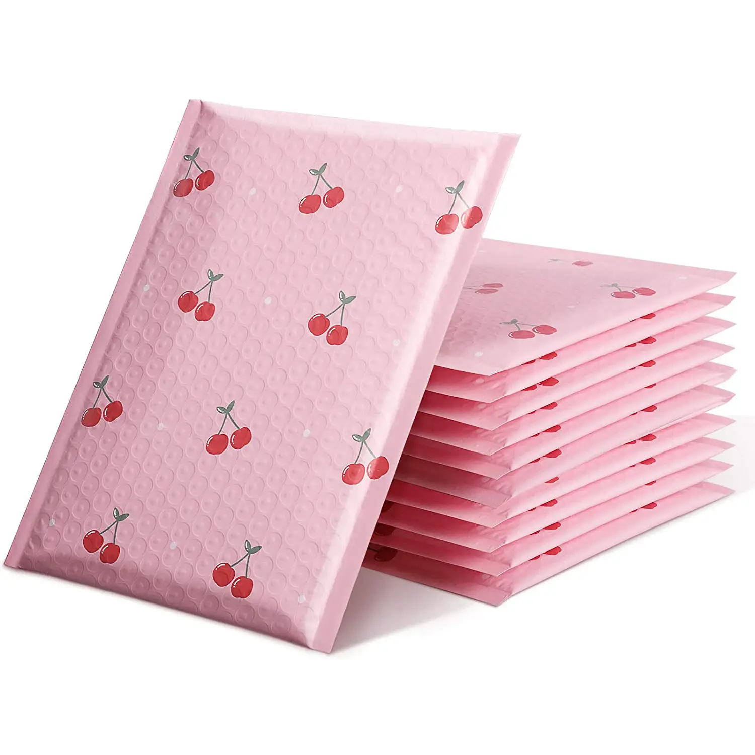 OEM Eco-friendly Customize Pink Bubble Envelope Mailing Bags Strong Adhesive Bubble Mailers Bag