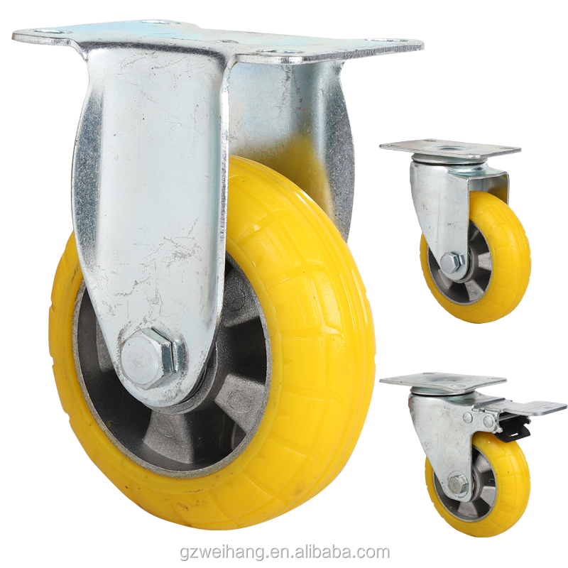 WeiHang 125mm Medium Duty Caster food equipment Trolley Cart Caster Wheels