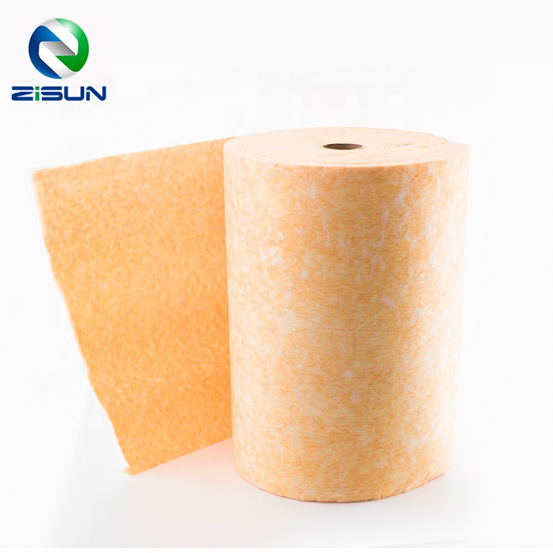 Medium efficiency bag filter air filter raw material F6 synthetic pocket filter media
