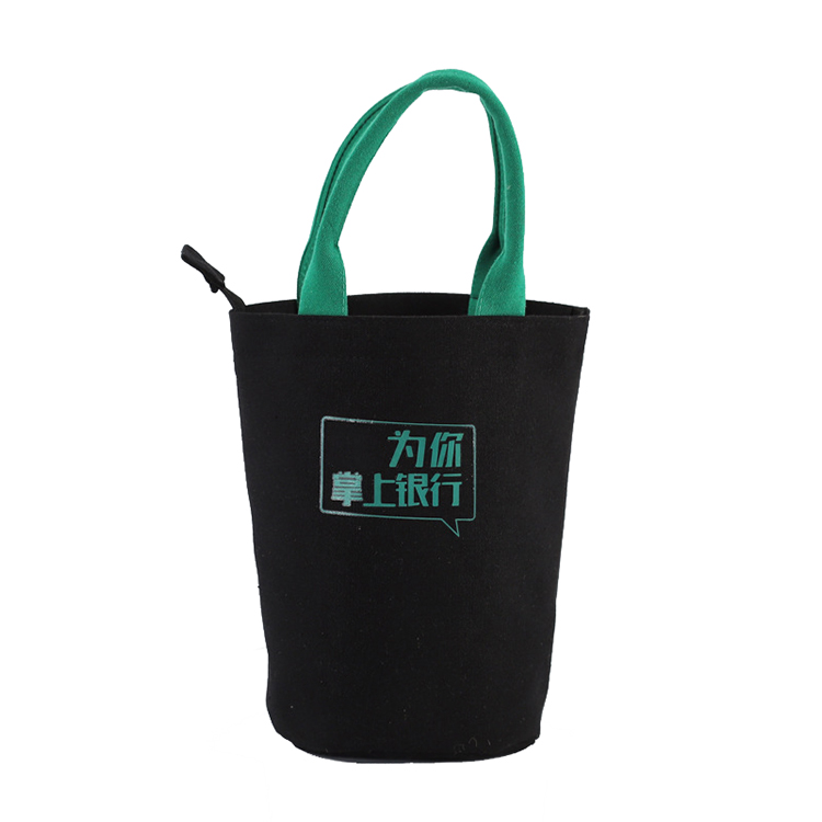 portable portable eco-friendly Promotional shopping Cotton canvas coffee milk juice grocery tote Bags