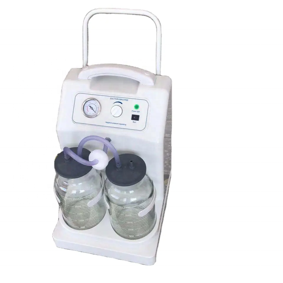 Electric attractor vacuum doubles bottle medical suction machine