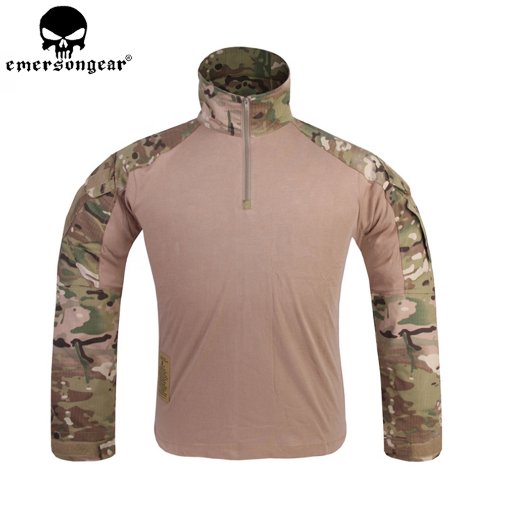 Emersongear камуфляжная тренировочная боевая одежда, костюм, тактические рубашки G3, униформа Мультикам