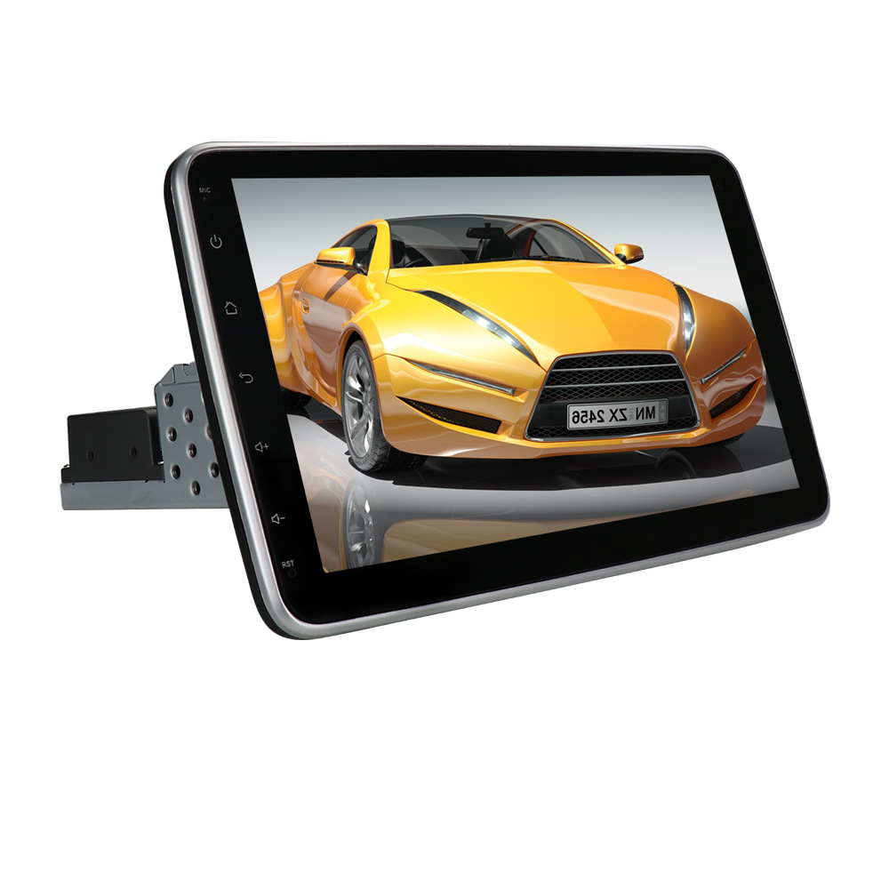 10 дюймов андроид сенсорный экран 1 Din один Din автомобильный dvd-плеер с gps-радио видео MP5 мультимедийная система
