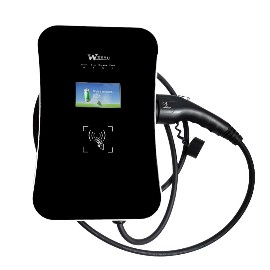 Type 2 evse wallbox 32a ocpp car charger station ev charging 22KW for commercial