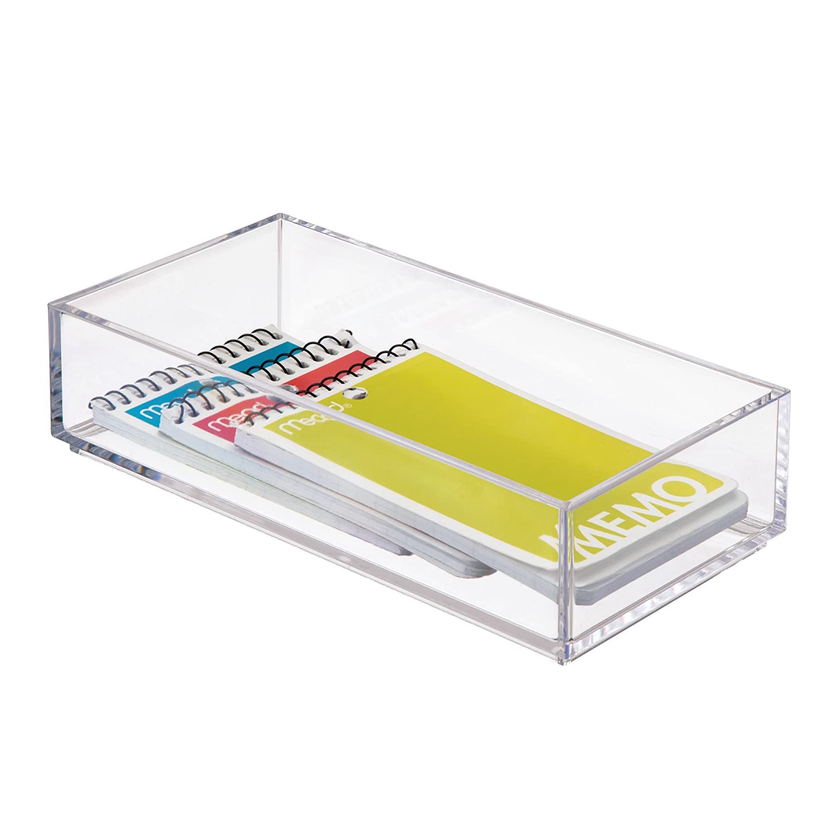 Acrylic 5 Side Organizer Storage Box Display Holder for Cosmetics Makeup and Accessories on Vanity Countertop,Bathroom