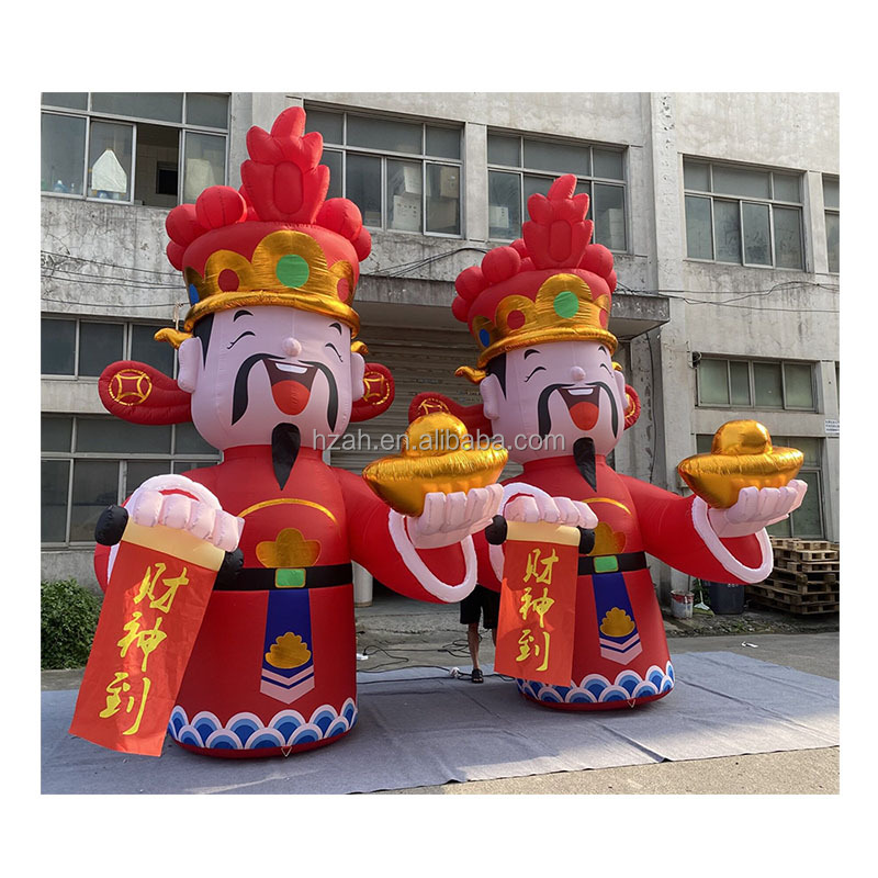 The God of Wealth for Chinese Spring Festival,Inflatable Fortune God for Decoration