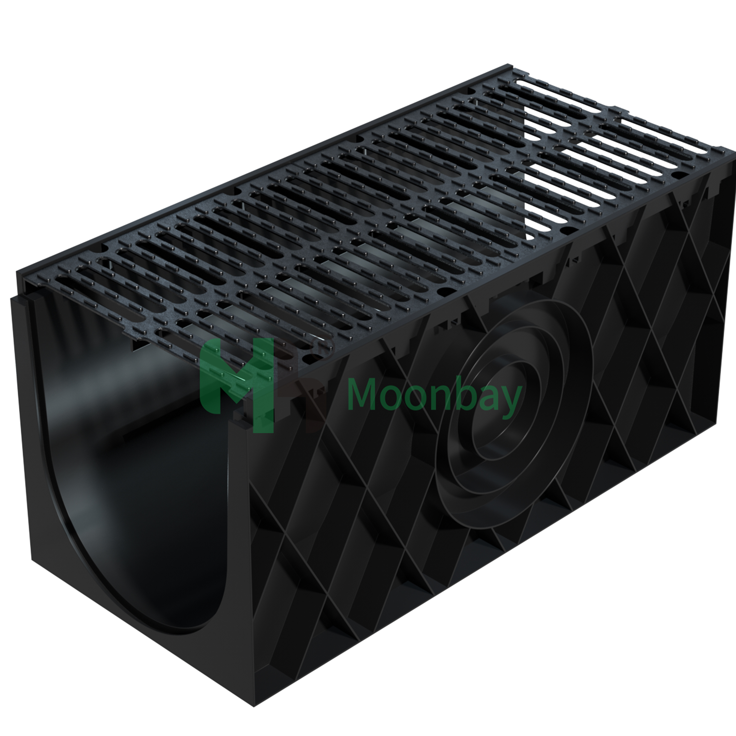 Настраиваемый канал для слива водосточных желобов HDPE