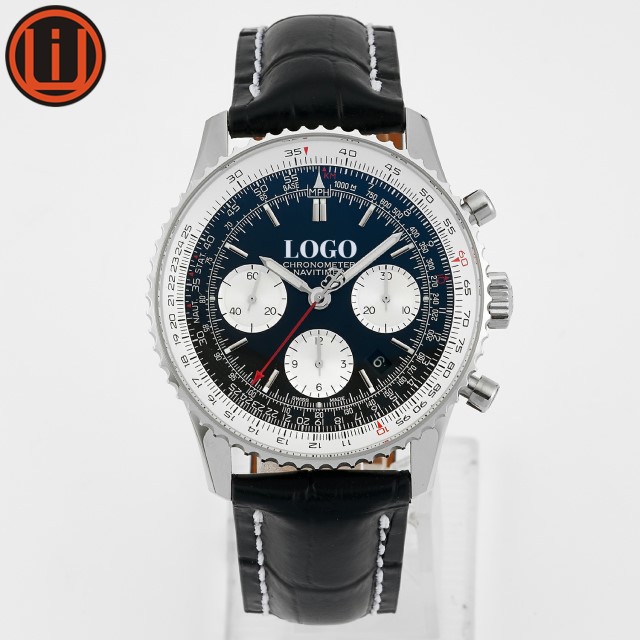 Мужские наручные часы rolexables 7750 Функция синхронизации; Наивысшее качество; rolexeble механические Navitimer часы