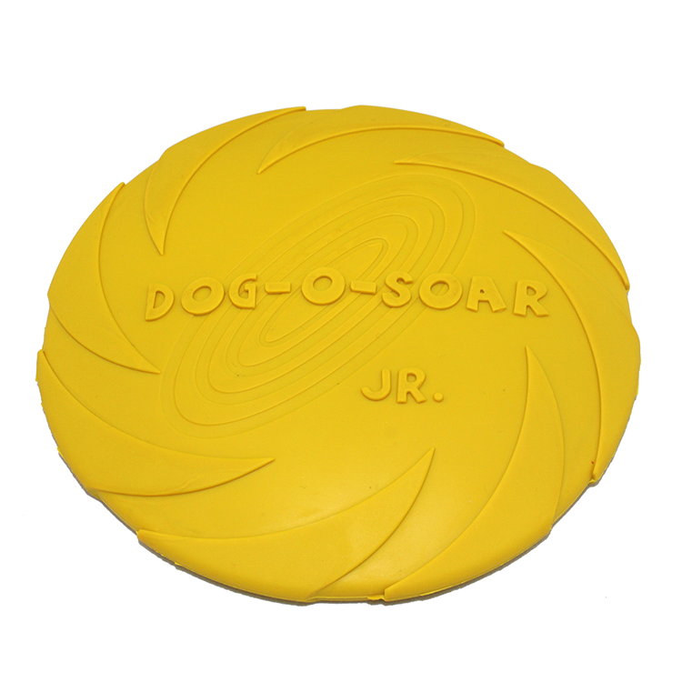 15cm 18cm 22cm Resistant Pet Toy Custom Soft Rubber Folding Floating Mini Pet Flying Disc