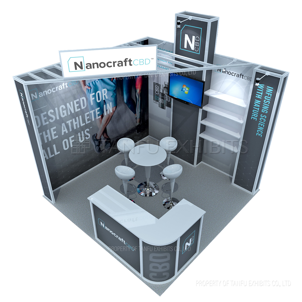 3x3 Exhibition Display Stand Tradeshow Booth