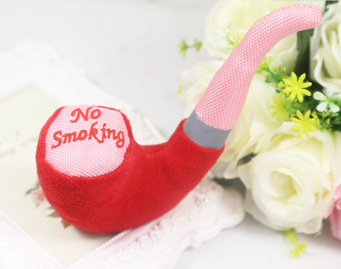 pet dog toys stuffed pipe shape plush dog chewing toys squeaking sound for small puppy toy dog