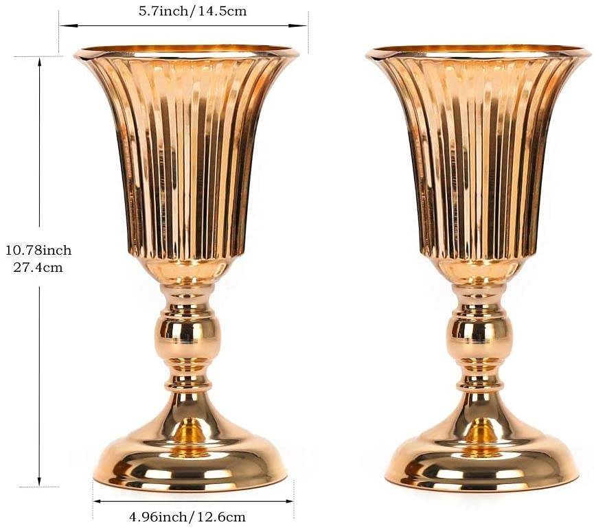 Design Classic Appearance New Product Hot Selling Flower Metal Vases