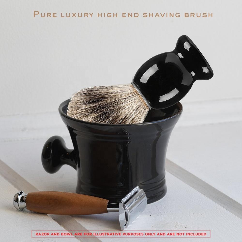 Лучшие продажи премиум мужская щетка для бритья и ShavingBrush Badger для мужские оптом