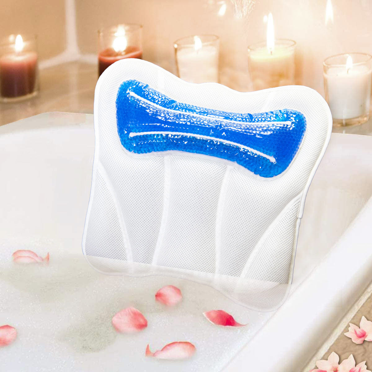 6 Extra Large Suction Cups Bath Tub Pillow Non Slip Luxury BRP White Gsm West Color Feature Weight Eco Origin Union Product