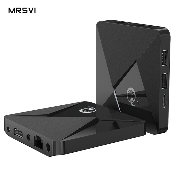 Q1 tv box RK3328A четырехъядерный ТВ-бокс 2 Гб ОЗУ 16 Гб ПЗУ 4K Android 9,0 android TV Box