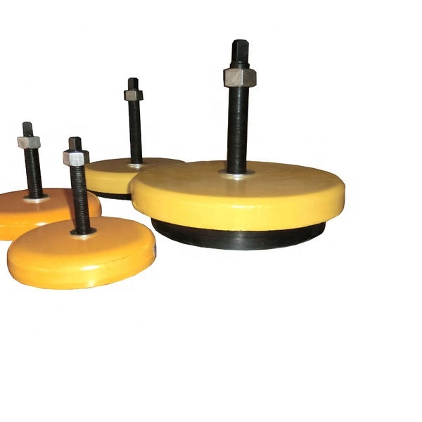 Circular Leveling anti vibration Mount metal stand for machine lathe