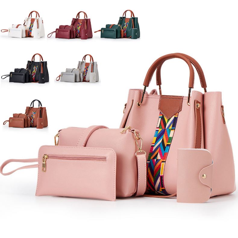 Latest Design Free Shipping's Items Luxury Handbags Set For Women