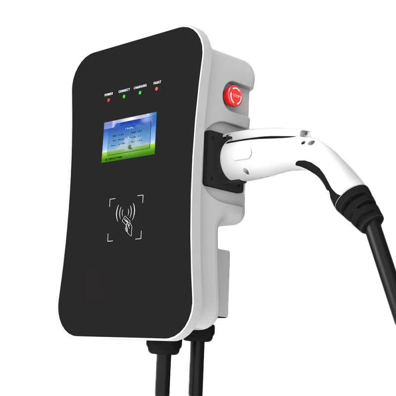 Weeyu 3 фазы 11 кВт/22 кВт EV зарядка WallBox электрическая Автомобильная зарядная станция с OCPP