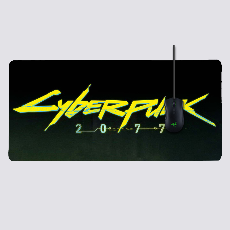 Quanbao высокое качество пользовательский cyberpunk 2077 резиновый игровой коврик для мыши пользовательский шаблон коврик для мыши