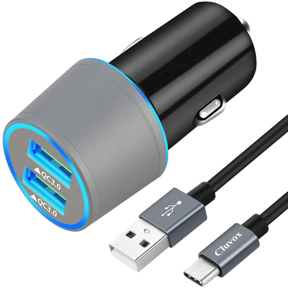 Быстрое Автомобильное зарядное устройство USB C, совместимо с Samsung Galaxy S20/S20 Plus/S20 Ultra/S10 +/S10e/S9/S8 Active/Note10 OEM, автомобильное зарядное устройство