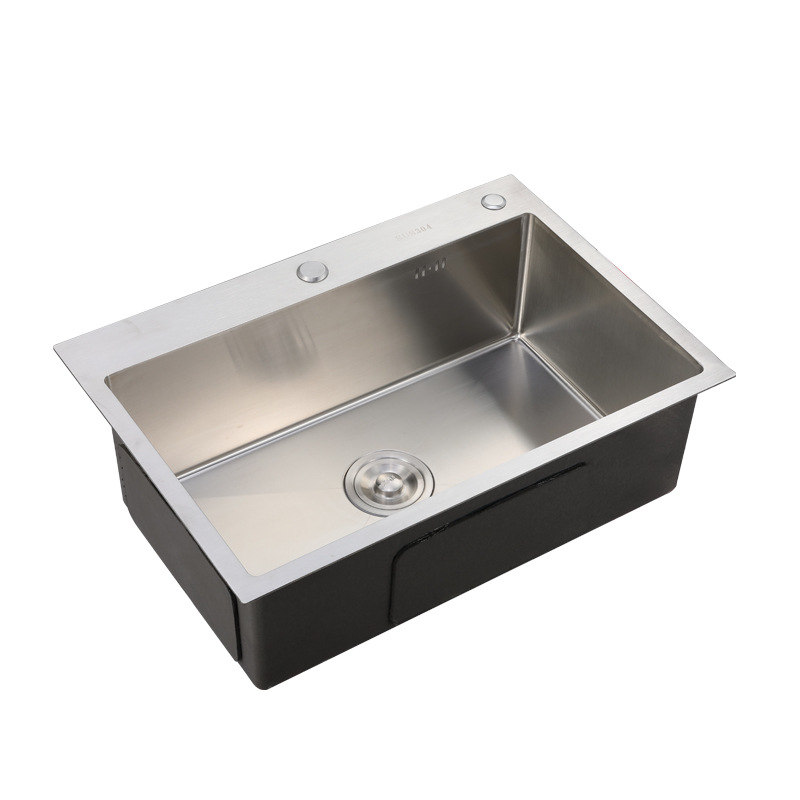 high quality 304 stainless steel kitchen sinks modern new design single bowl undermount kitchen sink