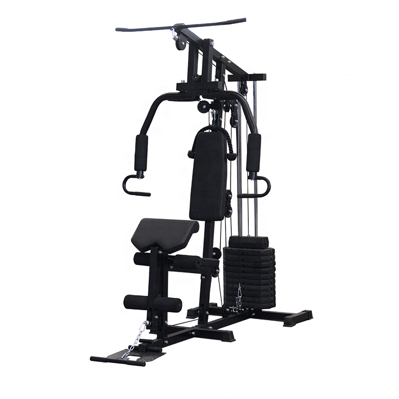 Multifunction Home Gym System Workout Station With 150Lbs Weight Stack For Body Multi Function Station Home Gym Equipment